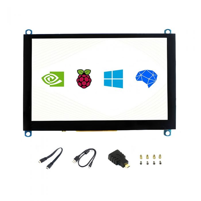 5inch HDMI LCD (H) Waveshare 5 inch TFT LCD Capacitive Touch Screen 800×480 for Raspberry Pi/Jetson Nano/Horizon Robotics X3/ PC/Gaming Devices