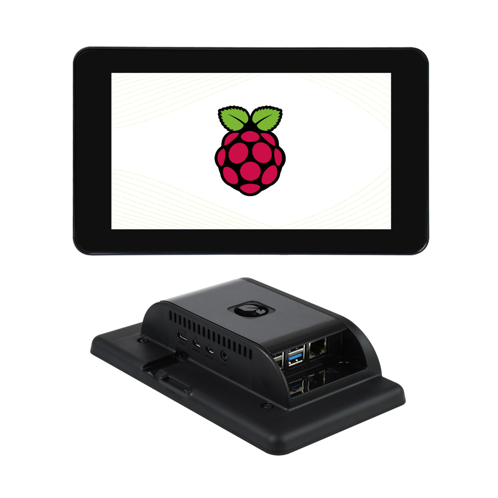 7inch DSI LCD with Case A Waveshare 7 inch TFT LCD Capacitive Touch Screen with Case 800×480 for Raspberry Pi 4B