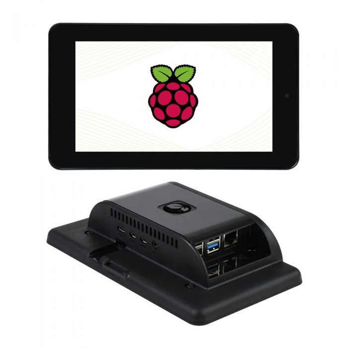 7inch DSI LCD (with cam and case) Waveshare 7 inch TFT LCD Capacitive Touch Screen with 5MP Front Camera and Case 800×480 for Raspberry Pi 4B