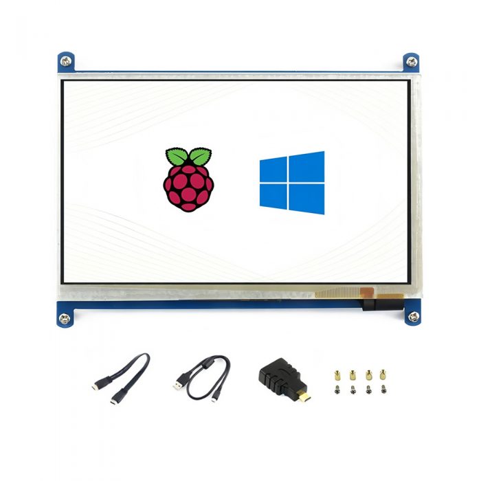 7inch HDMI LCD (B) Waveshare 7 inch IPS LCD Resistive Touch Screen 800×480 for Raspberry Pi/PC