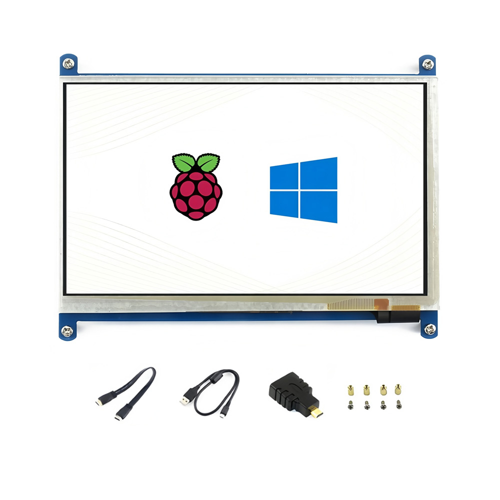 7inch HDMI LCD (B) Waveshare 7 inch IPS LCD Resistive Touch Screen 800×480 for Raspberry Pi/PC