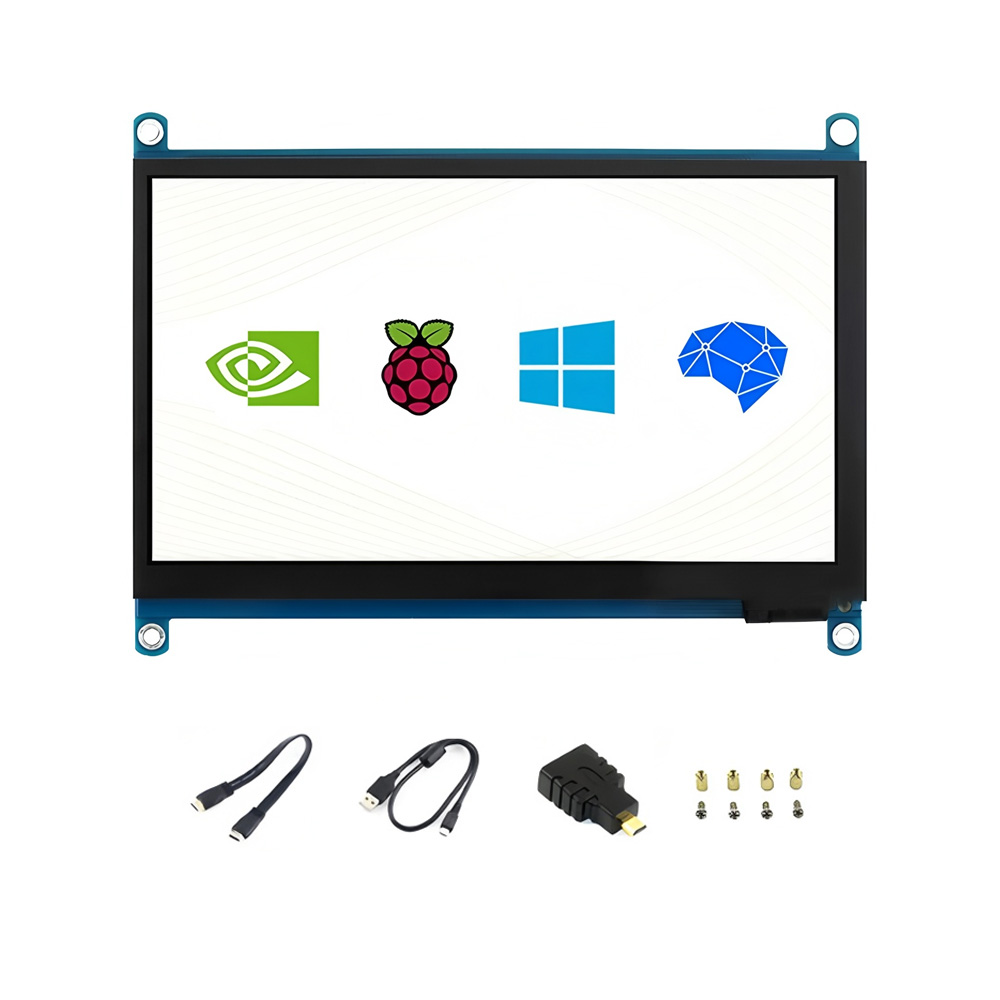 7inch HDMI LCD (H) Waveshare 7 inch IPS LCD Capacitive Touch Screen 1024×600 for Raspberry Pi/Jetson Nano/Horizon Robotics X3/ PC/Gaming Devices