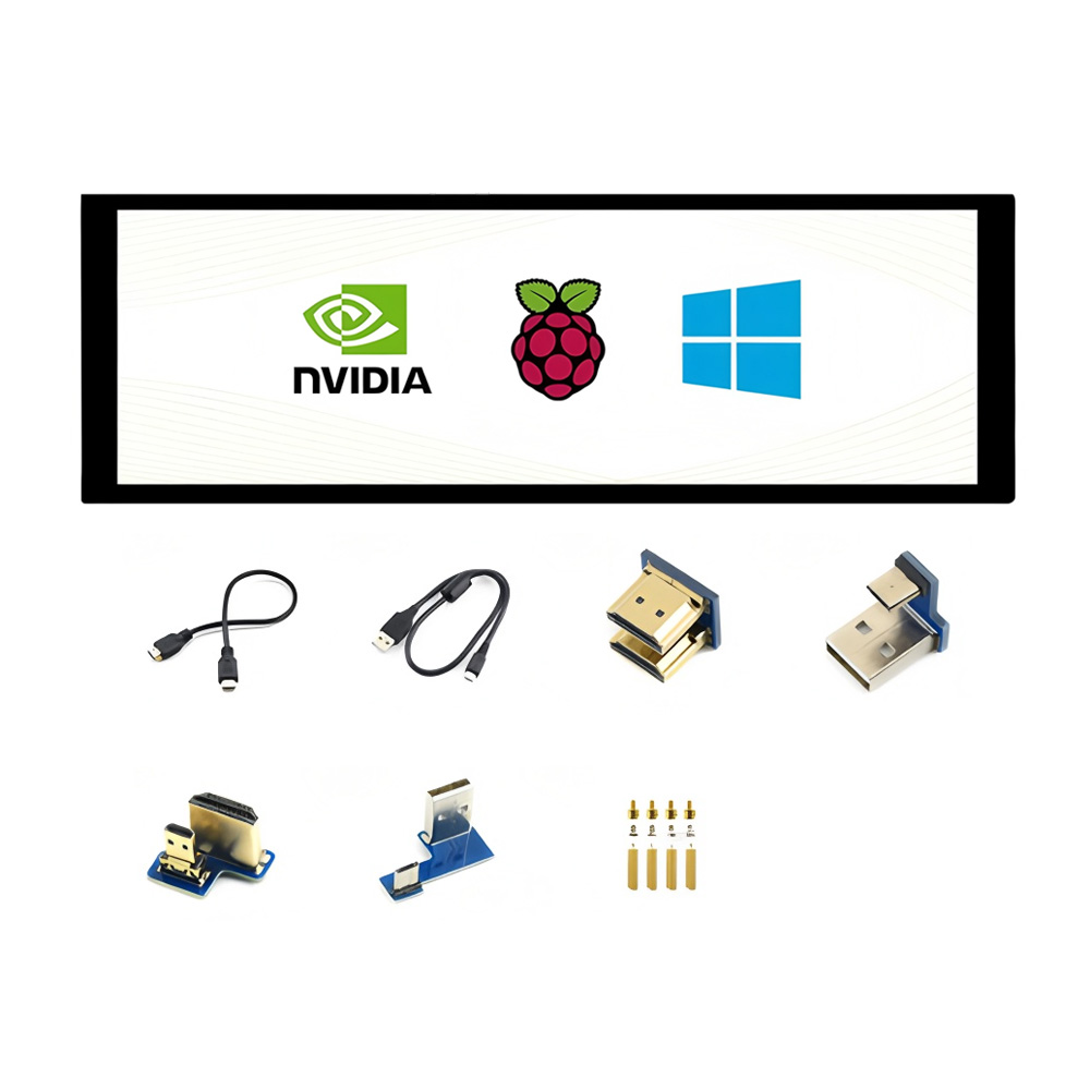 7.9inch HDMI LCD Waveshare 7.9 inch IPS Bar LCD Capacitive Touch Screen 400×1280 for Raspberry Pi/Jetson Nano/PC