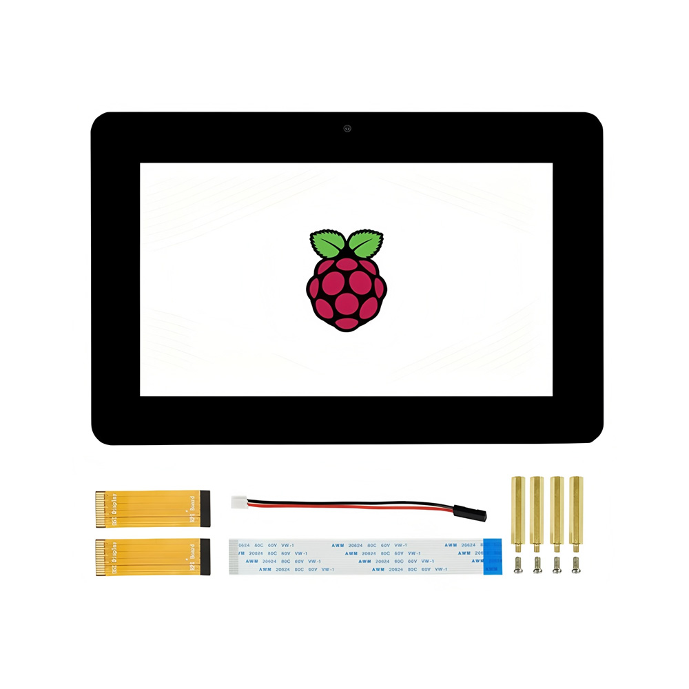 8inch DSI LCD (with cam) Waveshare 8 inch TFT LCD Capacitive Touch Screen 800×480 with 5MP Camera for Raspberry Pi/VersionFive2/Tinker Board 2/Core3566 Series
