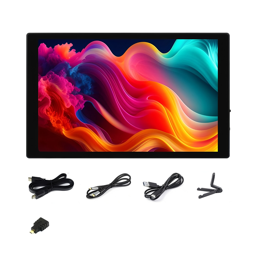 8HP-CAPLCD Monitor Waveshare 8 inch IPS LCD Capacitive Touch Screen 1280×800 with HDMI & Type C Port for Raspberry Pi/Jetson Nano/Horizon Robotics X3/ PC/VisionFive2/Smart Phone