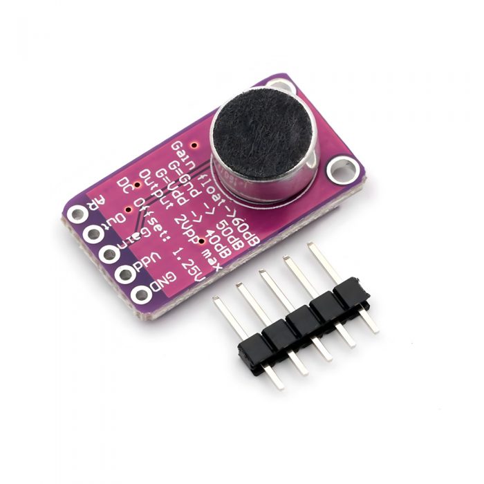 MAX9814 Microphone Amplifier Module with AGC(Auto Gain Control)
