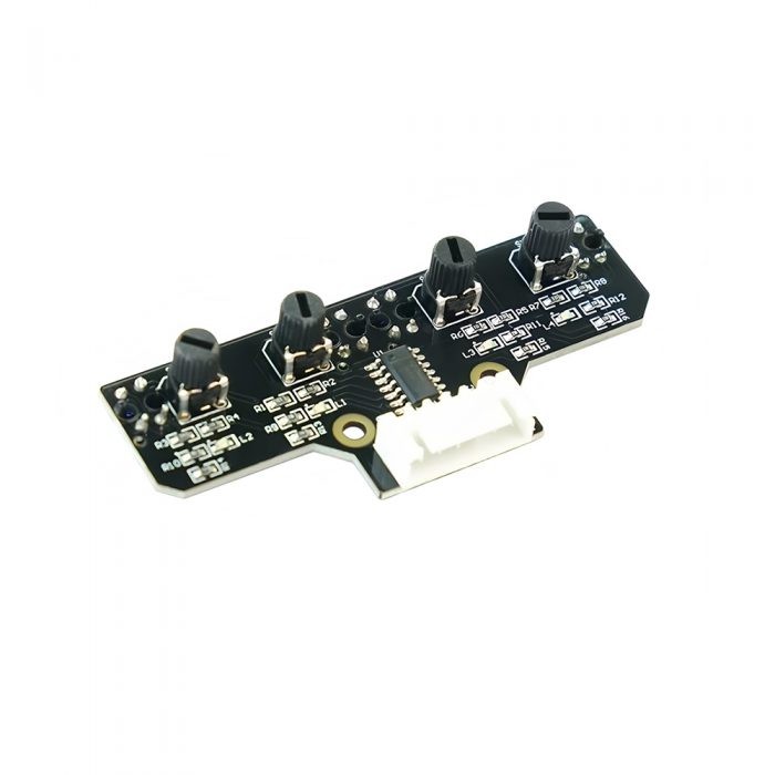 4 Channel Infrared Line Tracking Sensor Module with 6 Pin XH2.54 Connector