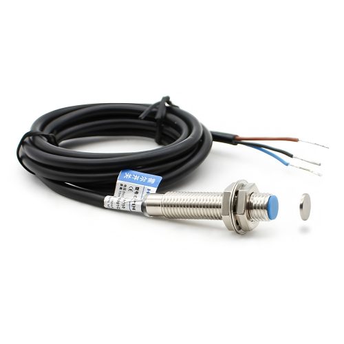 NJK-5001C Hall Effect Proximity Sensor, DC5-30V, 10MM Detection Range, NPN-NO, M8, 1.2M Lead Cable