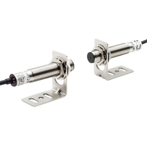 E3F-20C1/20L Laser Through-beam Proximity Sensor, DC6-36V, 20M Detection Range, NPN-NO, M12, 1.5M Lead Cable