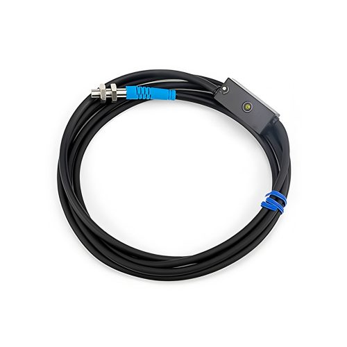 LTD-06150NO Laser Diffuse-reflective Photoelectric Proximity Sensor, DC10-30V, 20-150CM Detection Range, NPN-NO, M6, 2M Lead Cable，650nm Red Light