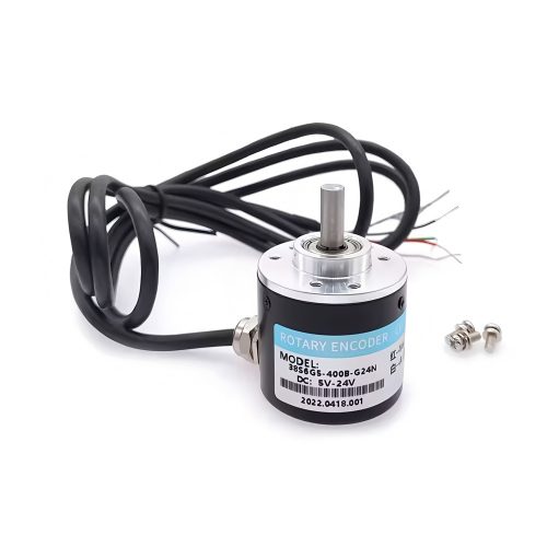 E38S6G5-50B-G24N Incremental Optical Rotary Encoder, DC5-24V, 50 P/R, A/B Phase, NPN, 6mm Shaft, 1.5M Lead Cable