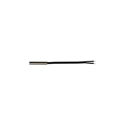 NTC 10K 1% 3950 NTC Temperature Probe, －40°C~+125°C, 5mm*25mm Cylindrical Metal Housing, 0.5M/1M/2M Lead Cable
