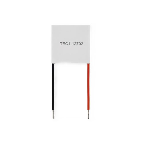 TEC1-12702E12 Thermoelectric Peltier Cooler, 40mm*40mm*3.6mm, 12V/2A, ΔT_max = 55°C