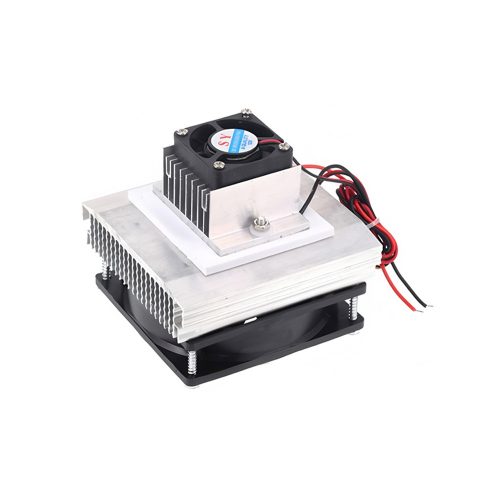 Single-core Heatsink Heat Dissipation Kit for TEC Thermoelectric Peltier Cooler, DC12V Fan, 50W, 100mm*95mm*90mm
