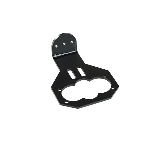 Black Acrylic Mounting Bracket for HC-SR04 Ultrasonic Module, Without Screws