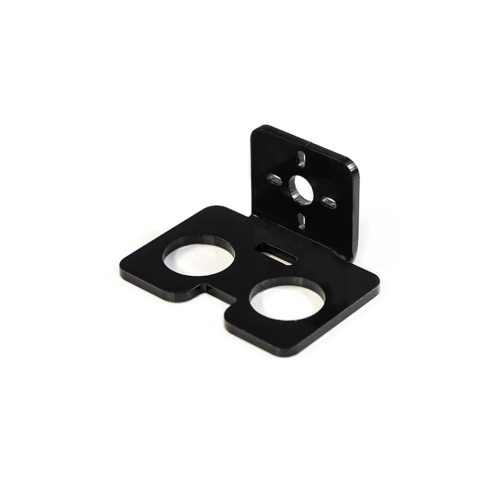 Black Acrylic Mounting Bracket for HC-SR04 Ultrasonic Module Without Screws