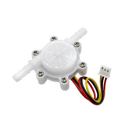 YF-2103(1.2) Water Flow Sensor, 3.5-24VDC, 0.1-1.5L/min, Inner/Outer Diameter: 1.2mm/7mm, 15cm Lead Cable