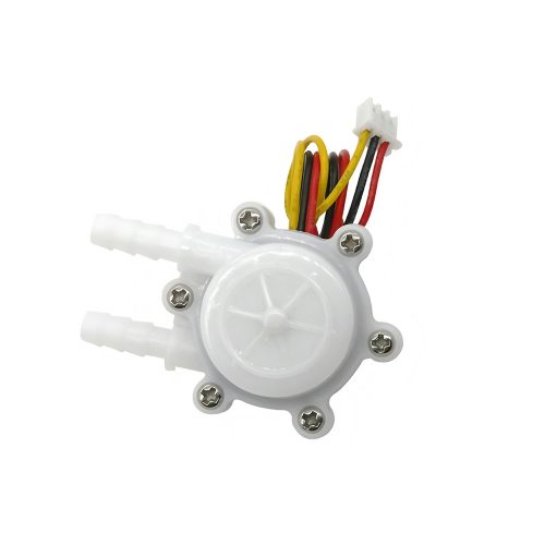 YF-2103(3.5) Water Flow Sensor, 3.5-24VDC, 0.2-6L/min, Inner/Outer Diameter: 3.5mm/7mm, 15cm Lead Cable