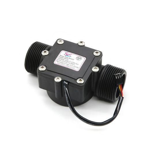 YF-DN32 Water Flow Sensor, G1¼, 3.5-24VDC, 2-120L/min, Inner/Outer Diameter: 30mm/41.5mm, 15cm Lead Cable