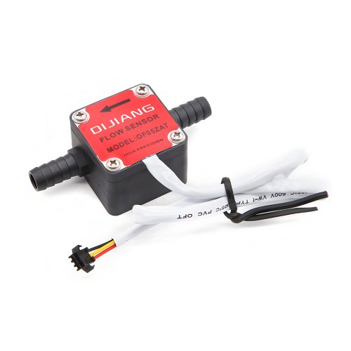 OF05ZAT Flow Sensor, G3/8 Quick Connect, 3.5-24VDC, 30-1200L/H, Inner/Outer Diameter: 8mm/12.5mm, 15cm Lead Cable