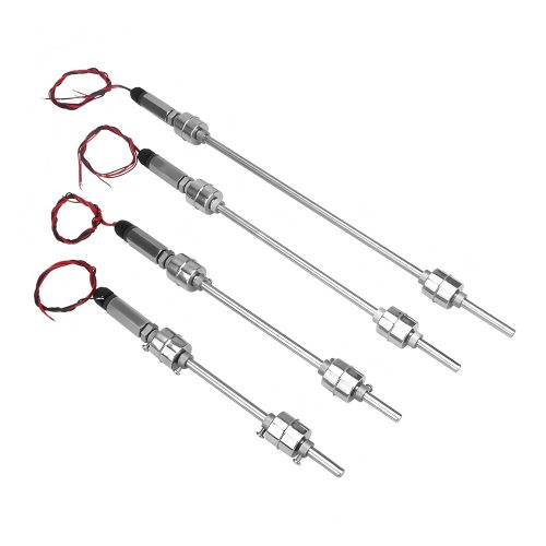 200MM~1000MM Adjustable Vertical Stainless Steel Dual Float Level Switch, 400mm Cable, NO/NC, 240VAC Max, 200VDC Max
