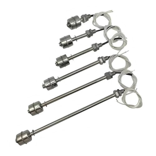 45MM~400MM Vertical Stainless Steel Float Level Switch, 400mm Cable, NO/NC, 0~110VDC, -10~60°C