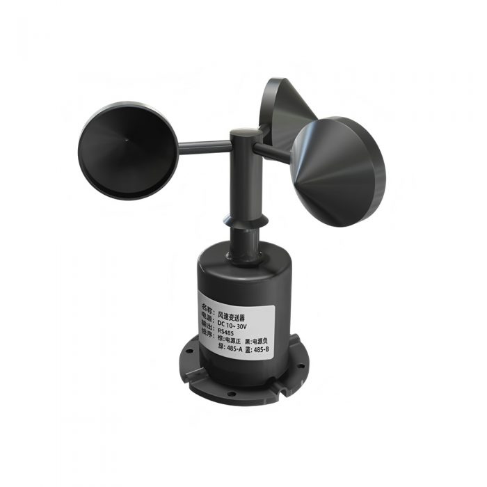 Plastic 10-30VDC 0~70 M/s RS485 Output Cup Anemometer Wind Speed Sensor