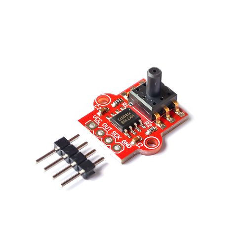 0-40KPa DC3.3V-5V Air Pressure Sensor Module Support 2.5mm Soft Tube Connect