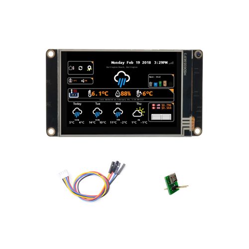 NX4832K035 – Nextion 3.5" Enhanced Series HMI Touch Display, 480*320, Resistive Touch, 108MHz MCU, 32MB Flash