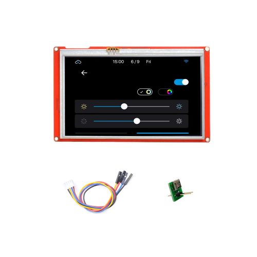NX8048P070-011C – Nextion 7" Intelligent Series HMI Touch Display, 800*480, Capacitive Touch, 200MHz MCU, 128MB Flash