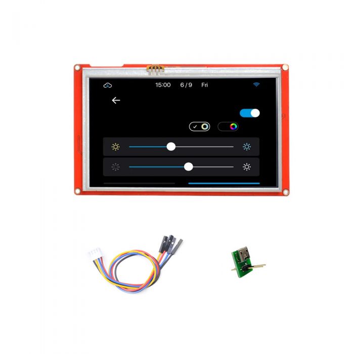 NX8048P070-011C – Nextion 7" Intelligent Series HMI Touch Display, 800*480, Capacitive Touch, 200MHz MCU, 128MB Flash