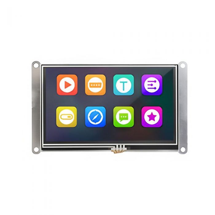 TJC4827T143_011R T1 Series 4.3" HMI Touch Display, 480*272, Resistive Touch, 64MHz MCU, 8MB Flash
