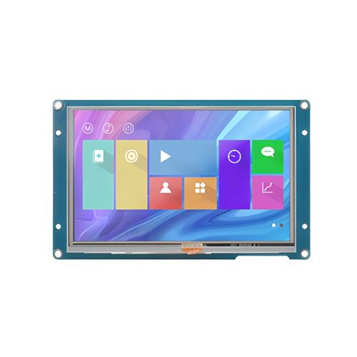 TJC8048X550_011R X5 Series 5" HMI Touch Display, 800*480, Resistive Touch, 200MHz MCU, 128MB Flash
