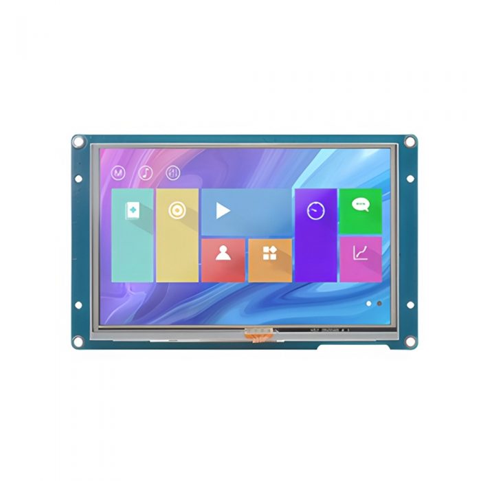 TJC8048X550_011R X5 Series 5" HMI Touch Display, 800*480, Resistive Touch, 200MHz MCU, 128MB Flash