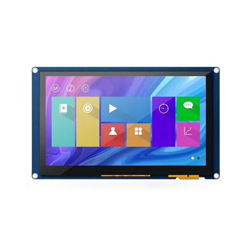 TJC1060X570_011C X5 Series 7" HMI Touch Display, 1024*600, Capacitive Touch, 200MHz MCU, 128MB Flash
