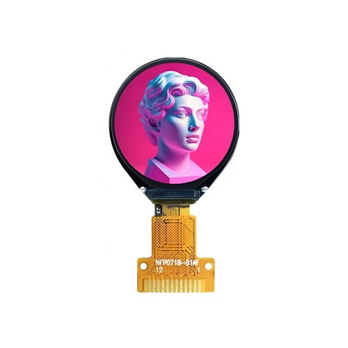 0.71" TFT LCD Display, 160*160, GC9D01, 4-SPI Interface, Short Tail
