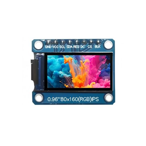 0.96" TFT LCD Display Module, 80*160, ST7735, 4-SPI Interface, 8Pin