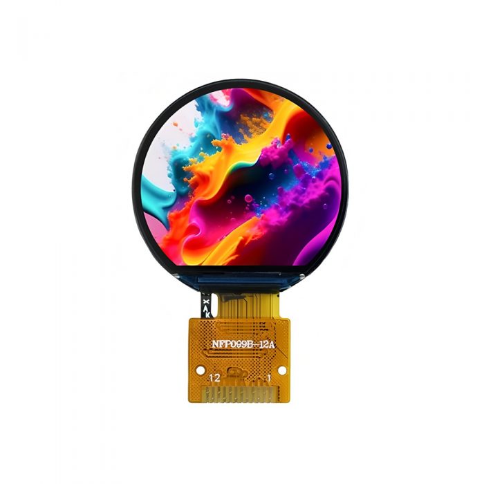 0.99" TFT LCD Display, 128*115, GC9107, 4-SPI Interface, 12Pin