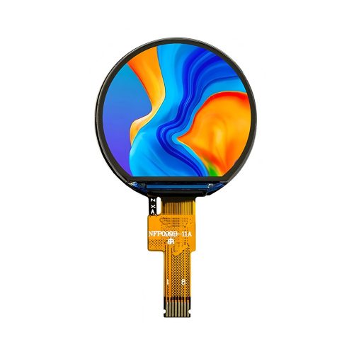 0.99" TFT LCD Display, 128*115, GC9107, 4-SPI Interface, Plug-in 8Pin