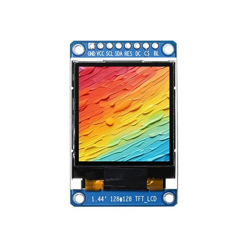 1.44" TFT LCD Display Module, 128*128, ST7735, 4-SPI Interface, 8Pin