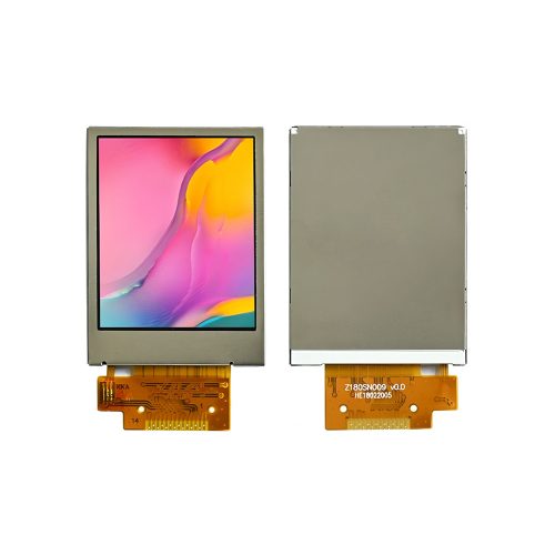 1.8" TFT LCD Display, 128*160, ST7735, 4-SPI Interface, 14Pin, Metal Bezel Backlight Unit