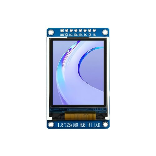 1.8" TFT LCD Display Module, 128*160, ST7735, 4-SPI Interface, 8Pin