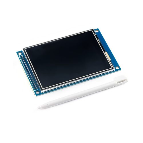 3.2" Resistive Touch TFT LCD Display Module, 240*320, ILI9341, 16 bit Parallel Interface, 34Pin, SD Card Slot