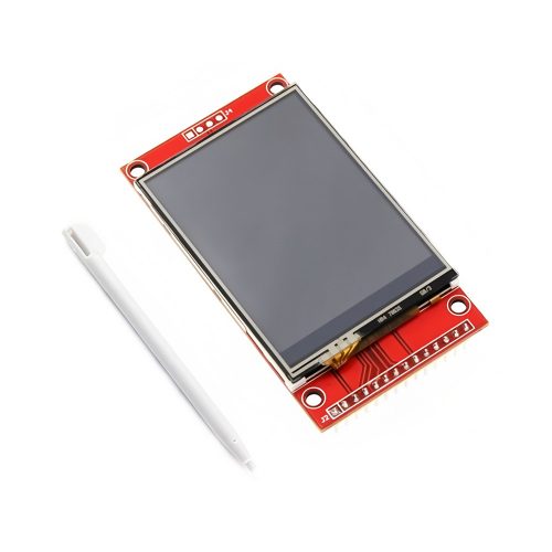 2.4" Resistive Touch TFT LCD Display Module, 240*320, IL9341, 4-SPI, 14Pin, SD Card Slot