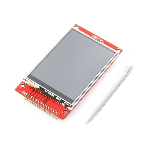 2.8" Resistive Touch TFT LCD Display Module, 240*320, IL9341, 4-SPI, 14Pin, SD Card Slot
