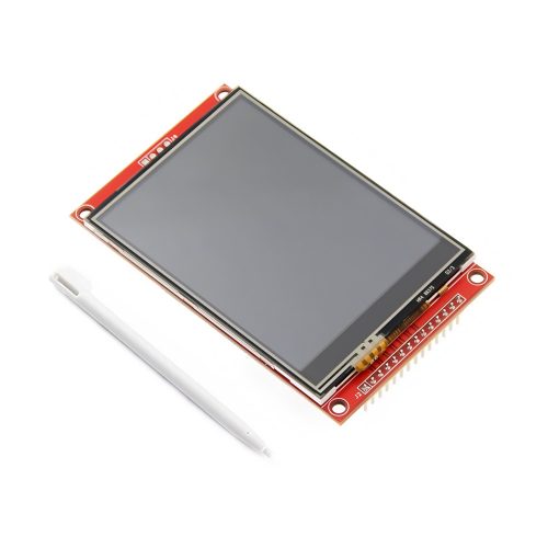 3.2" Resistive Touch TFT LCD Display Module, 240*320, IL9341, 4-SPI, 14Pin, SD Card Slot