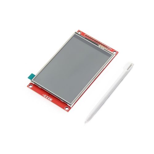 3.5" Resistive Touch TFT LCD Display Module, 320*480, ILI9488, 4-SPI, 14Pin, SD Card Slot