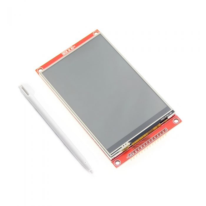 4" Resistive Touch TFT LCD Display Module, 320*480, ST7796, 4-SPI, 14Pin, SD Card Slot