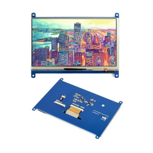 7inch Capacitive Touch LCD (F) Waveshare 7 inch IPS LCD Capacitive Touch Screen 1024×600 with RGB Interface