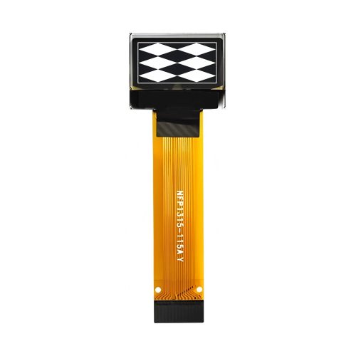 0.49 Inch White OLED Display, 64*32, SSD1315, Plug-in 14Pin, IIC/I2C Interface, 32mm Lead Cable